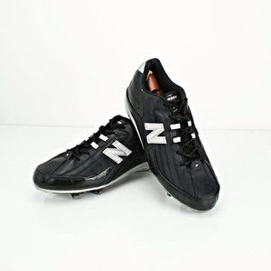 New Balance 990 Men's US Size 11.5 Football Cleats, #MF990LK, Black/Silver